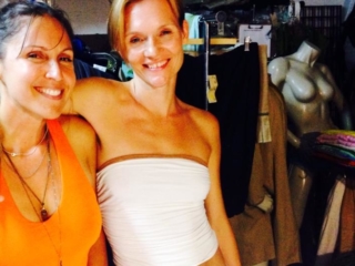 Sita Thompson Jolene Anderson Super Model fitting Los Angeles