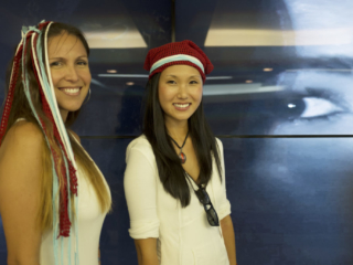 Sita Thompson Marci Zaroff BEYOND THE CANOPY Eco apparel designer Santa Monica