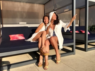 Sita Thompson Nancy Rosales Four Seasons Palo Alto Trunkshow