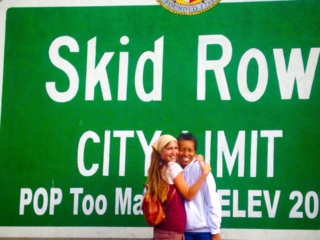 Sita Thompson Rickie Byers Beckwith SKID Row fundraiser